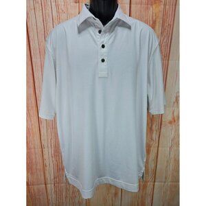 Footjoy FJ Mens White Performance Golf Polo Large